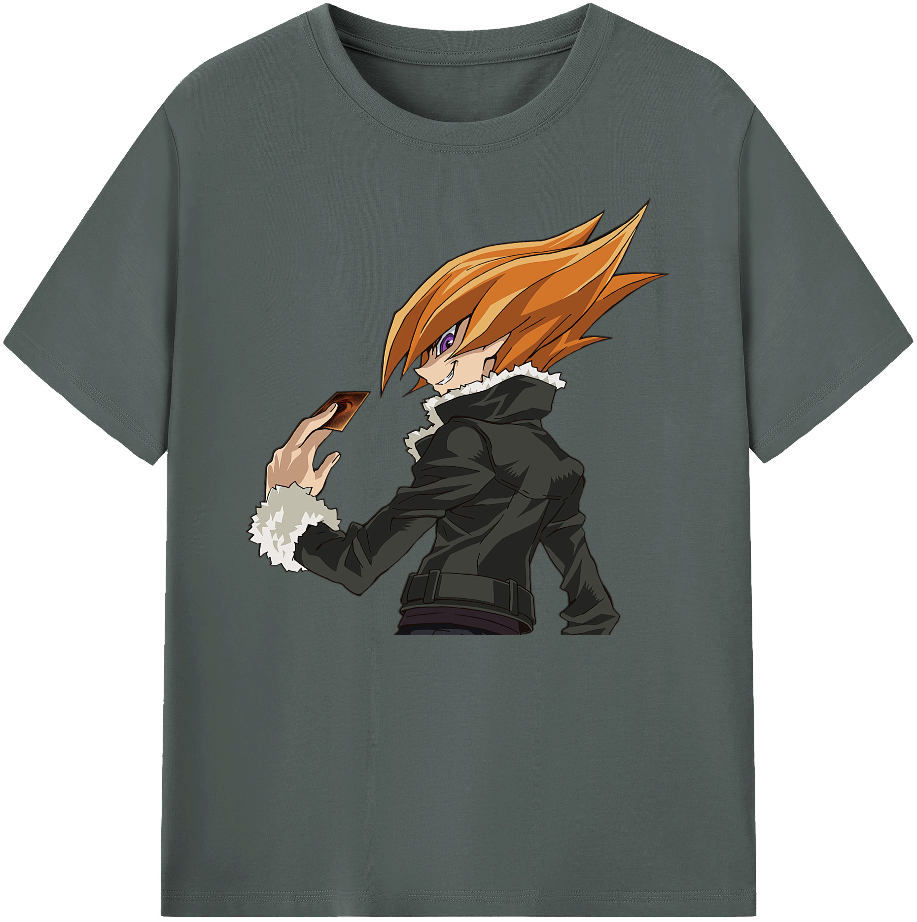 （画像用） 遊☆戯☆王 Yu-Gi-Oh! 綿100％ メンズ半袖Tシャツ｜肌触りやわらか＆通気性